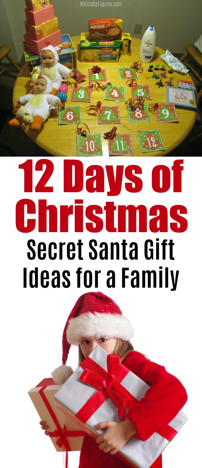 12 Days of Christmas Secret Santa Gift Ideas