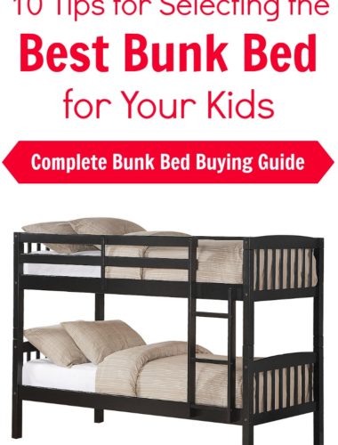 A great breakdown on bunk beds for kids! This mom discussed all the different factors you need to consider when going bunk bed shopping, like finding the safest bunk beds and the best place to buy bunk beds.
