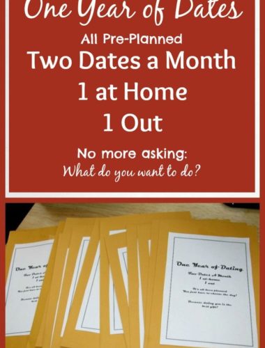 How to create "A Year of Dates" Gift for your loved one this Valentine's Day. whatsupfagans.com