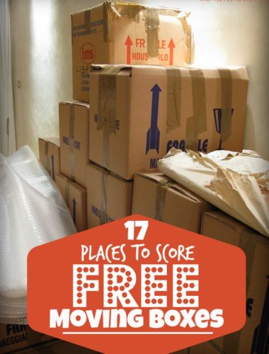 17 Places where to find and get free moving boxes