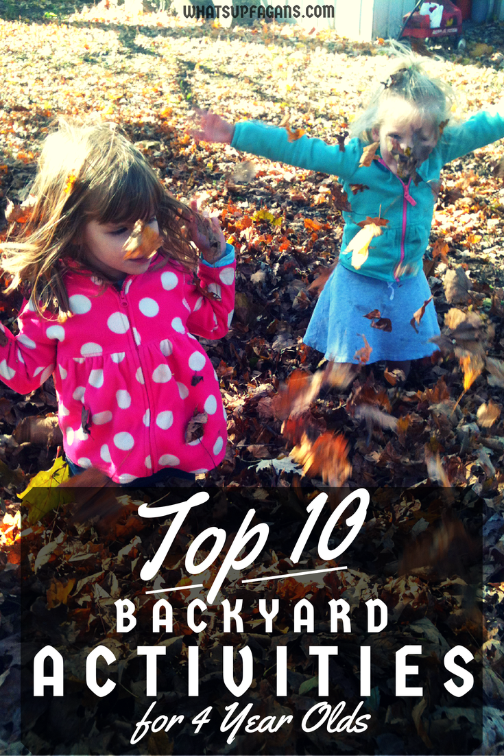 Top 10 Backyard Activities for 4 Year Olds