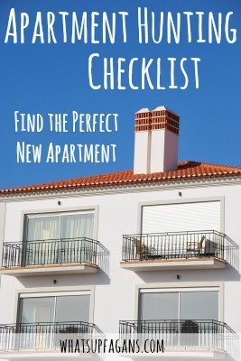 Awesome apartment hunting checklist for shopping for a new apartment home!