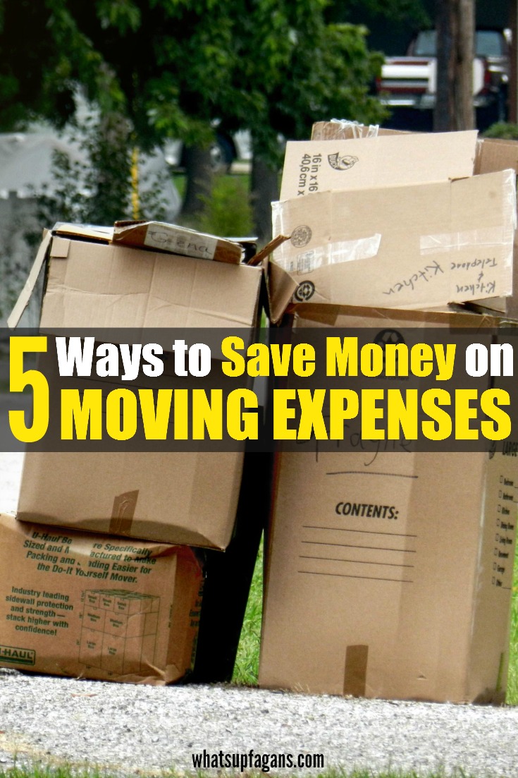 5 Ways to Save Money on Moving Costs