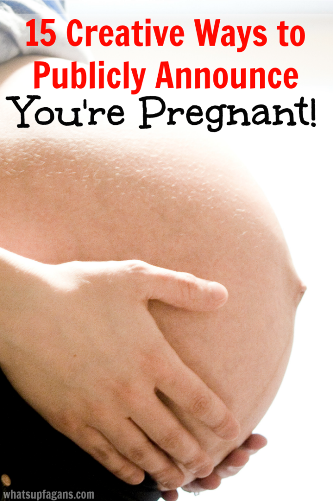 15 creative ways to publicly announce pregnancy