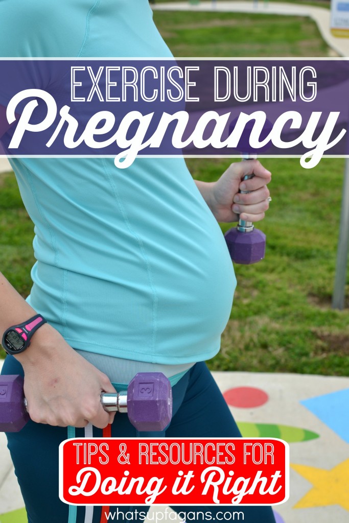 Tips, Advice, and Resources for exercise during pregnancy. Great information for pregnant women who want a fit pregnancy.