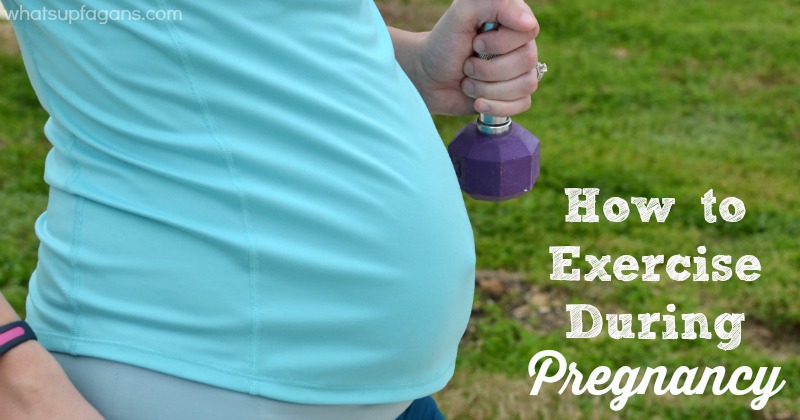 Great tips, advice, and resources on how to exercise during pregnancy safely and correctly so that mom and baby can be healthy. Definitely want a fit pregnancy!