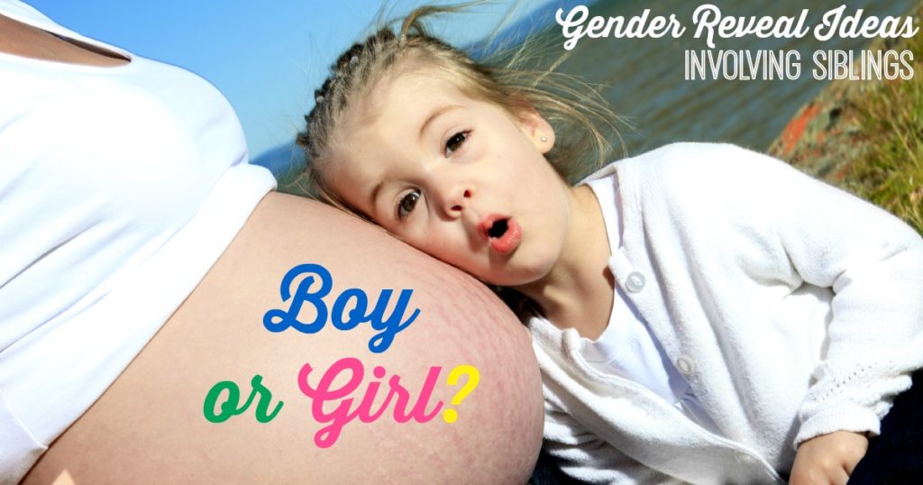 Baby Gender Reveal with Siblings - Ideas for involving the kids in the announcement!