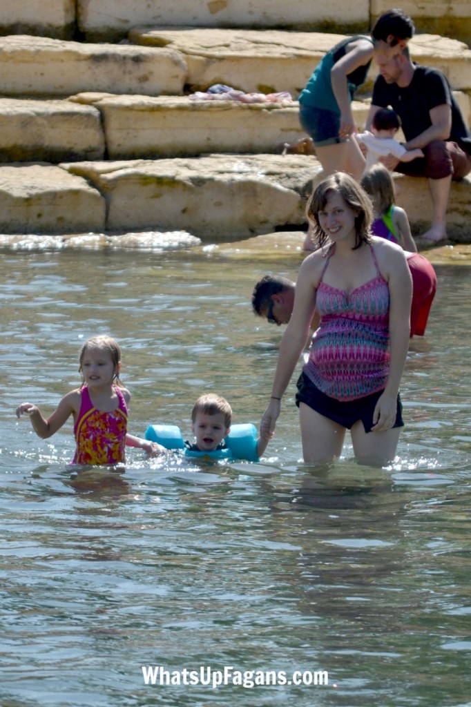 10 Tips for worry-free water-fun this summer at the pool, river, or wherever with young kids. Great water safety tips for families!