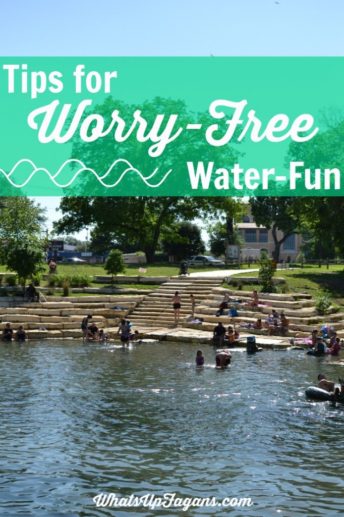 10 Tips for worry-free water-fun this summer at the pool, river, or wherever with young kids. Great tips for families!