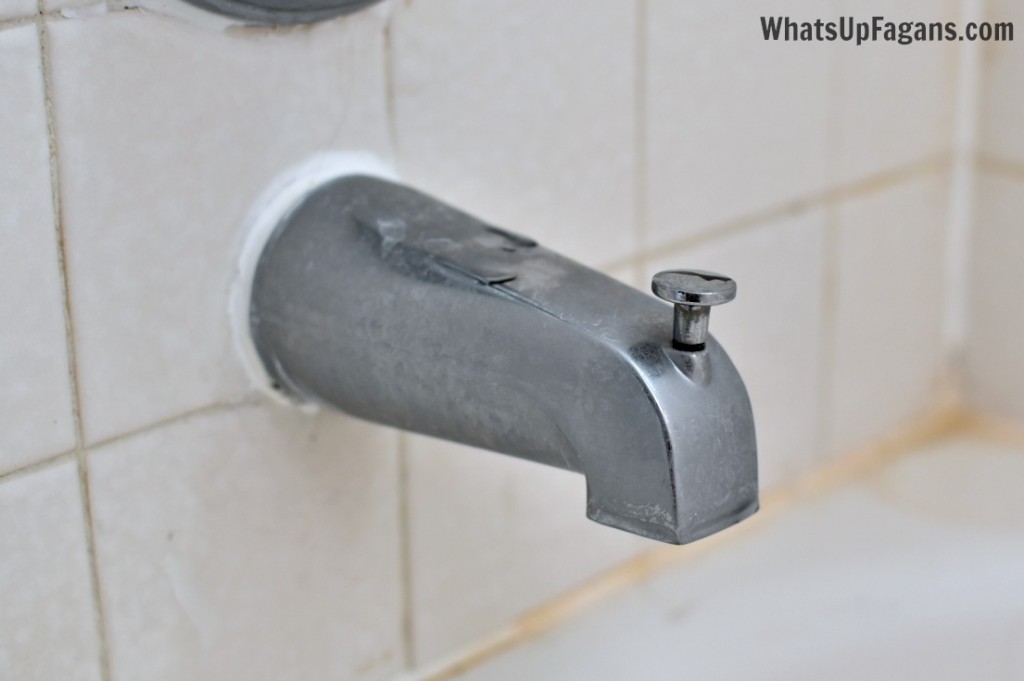 Before Four Monks Cleaning Vinegar Bathroom Tub Faucet