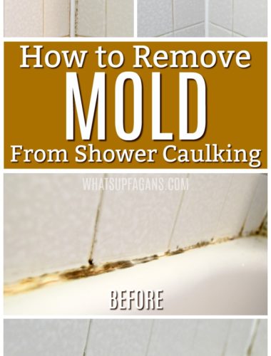 How to Get Rid of Mold in Caulking - Remove Mold in Bathroom bathtub shower caulk | cleaning tip trick hacks for moldly caulking in bathroom