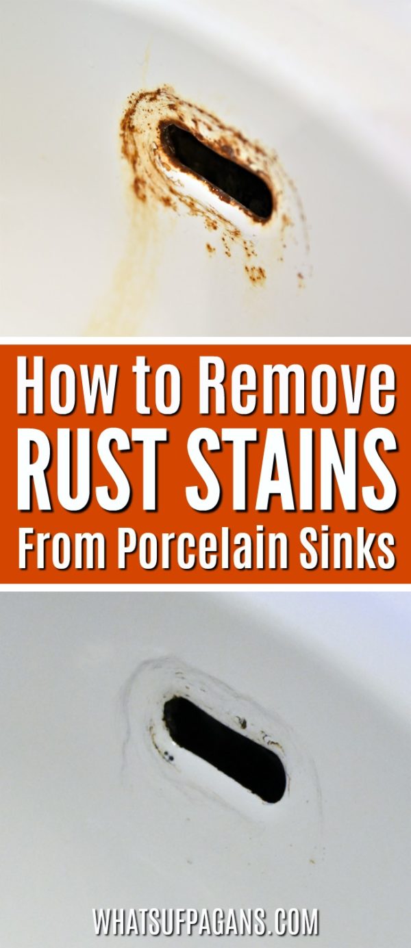 How to Remove Rust Stains on Your Porcelain Sink