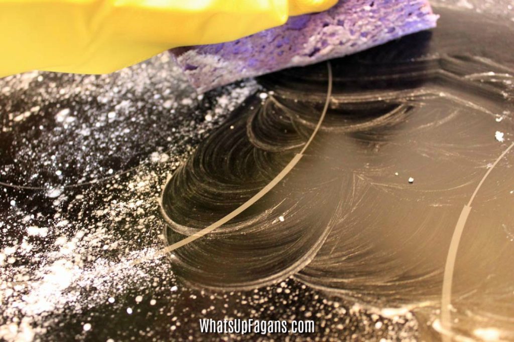 best way how to clean glass cooktop
