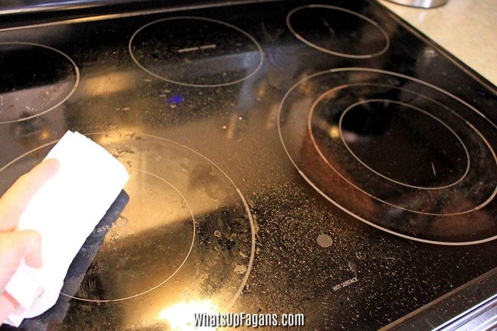 best way how to clean glass cooktop