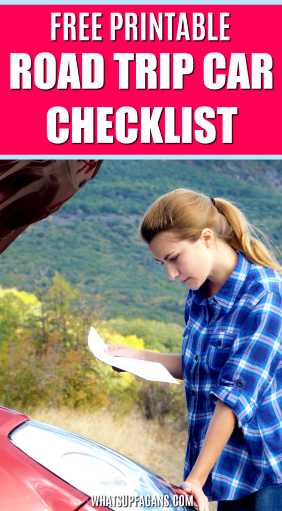 car checklist for road trip