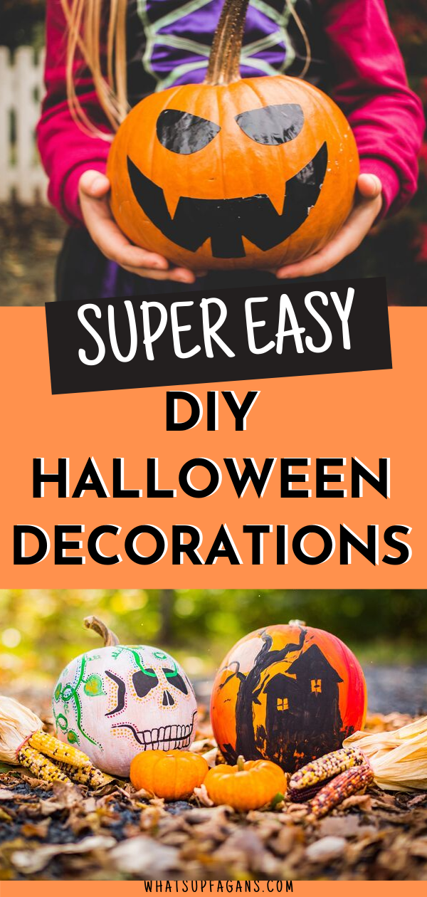 Cheap and Easy DIY Halloween Decorations Ideas for Outside and Inside