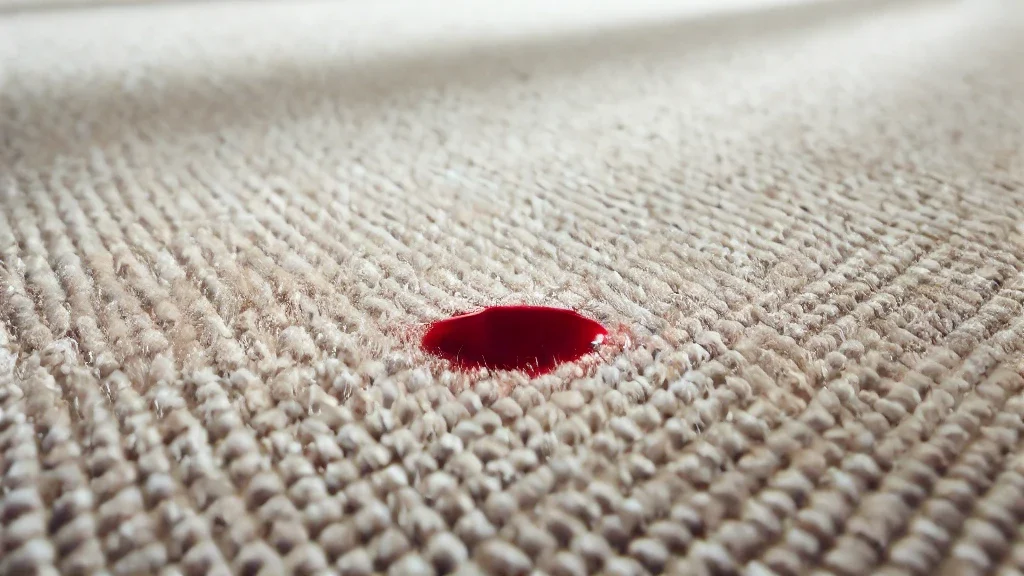 how to remove blood stains on carpets and treat them with enzyme cleaners, ammonia, and other solutions